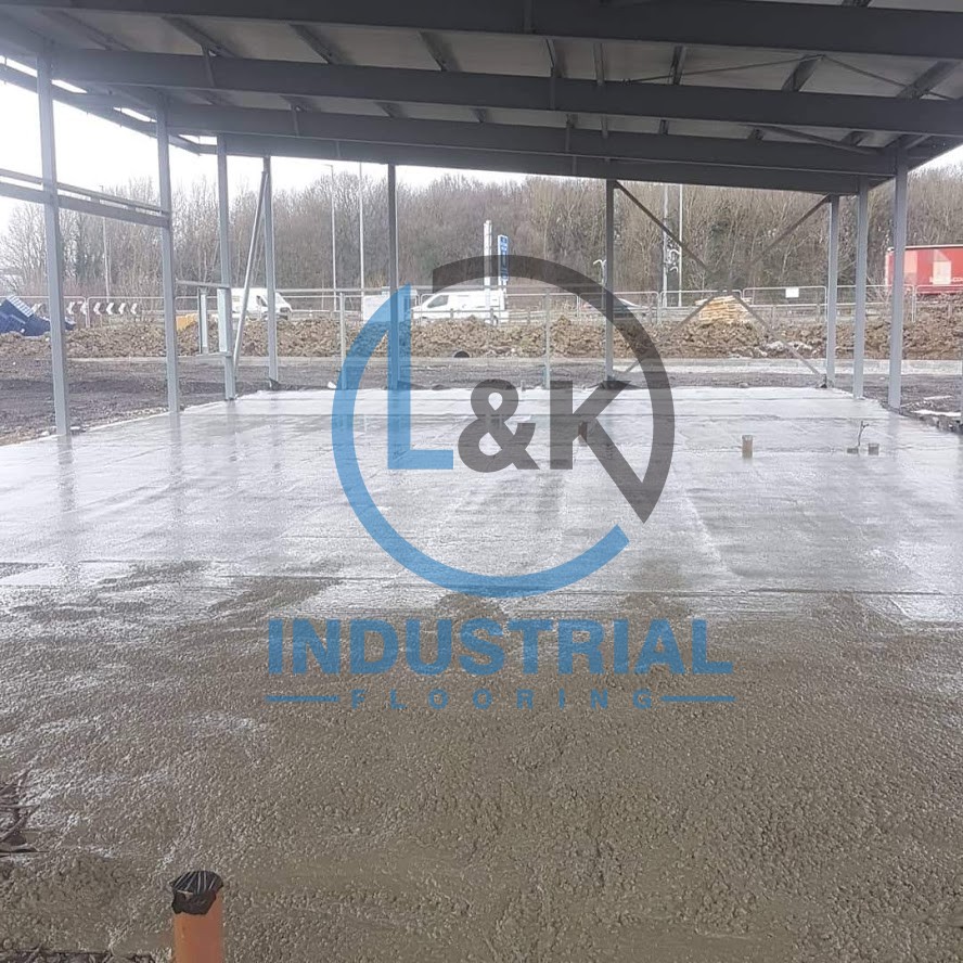 Cross Green - Petrol Station - Industrial Concrete Floor